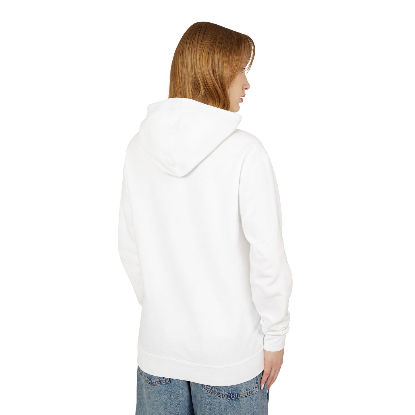 Copy of Motivational Unisex Lightweight Hooded Sweatshirt - "Let's Do It, Never Give Up"