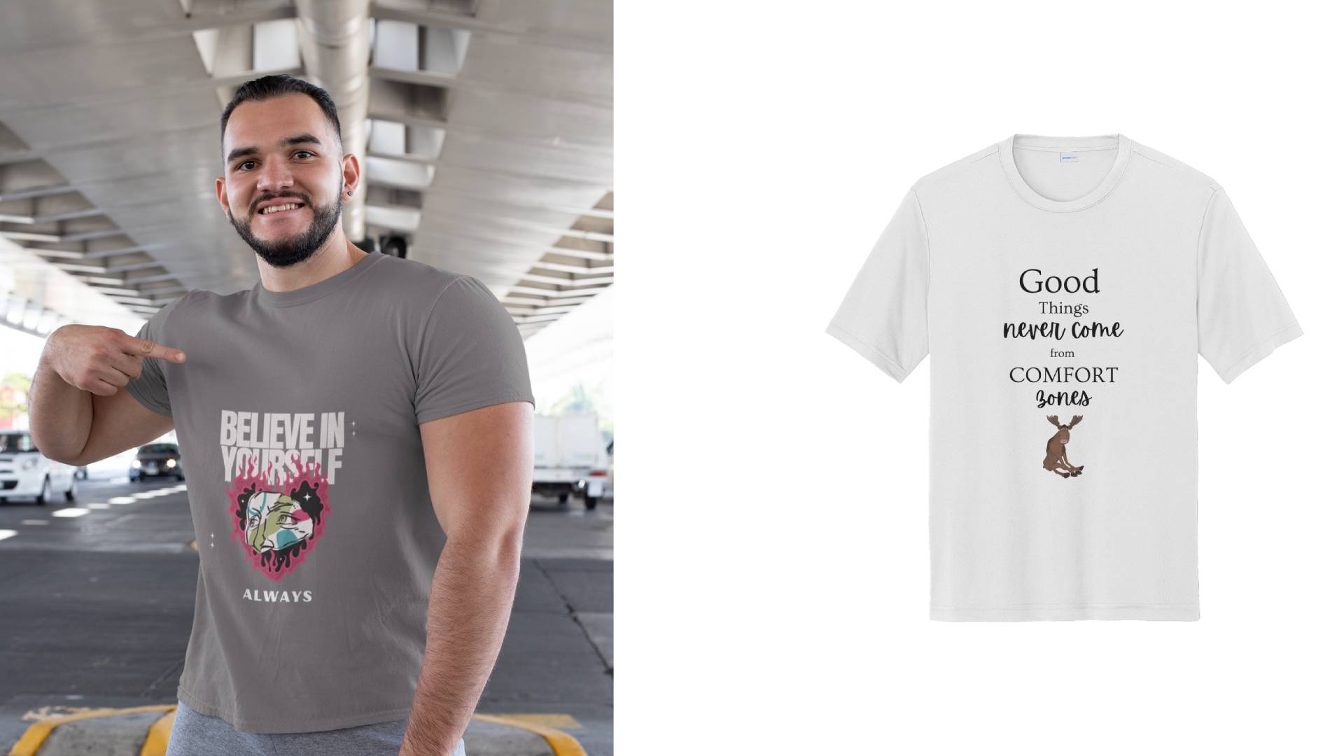 Breathable workout T-shirts