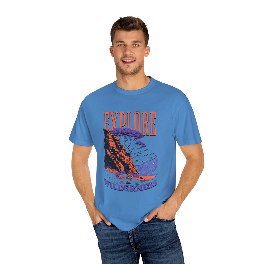 Explore Wilderness Unisex Garment-Dyed T-Shirt | Adventure Apparel