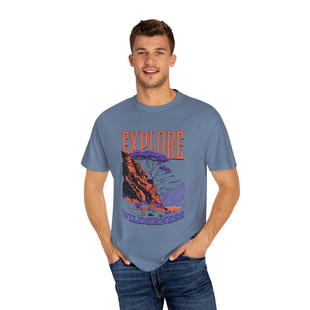 Explore Wilderness Unisex Garment-Dyed T-Shirt | Adventure Apparel