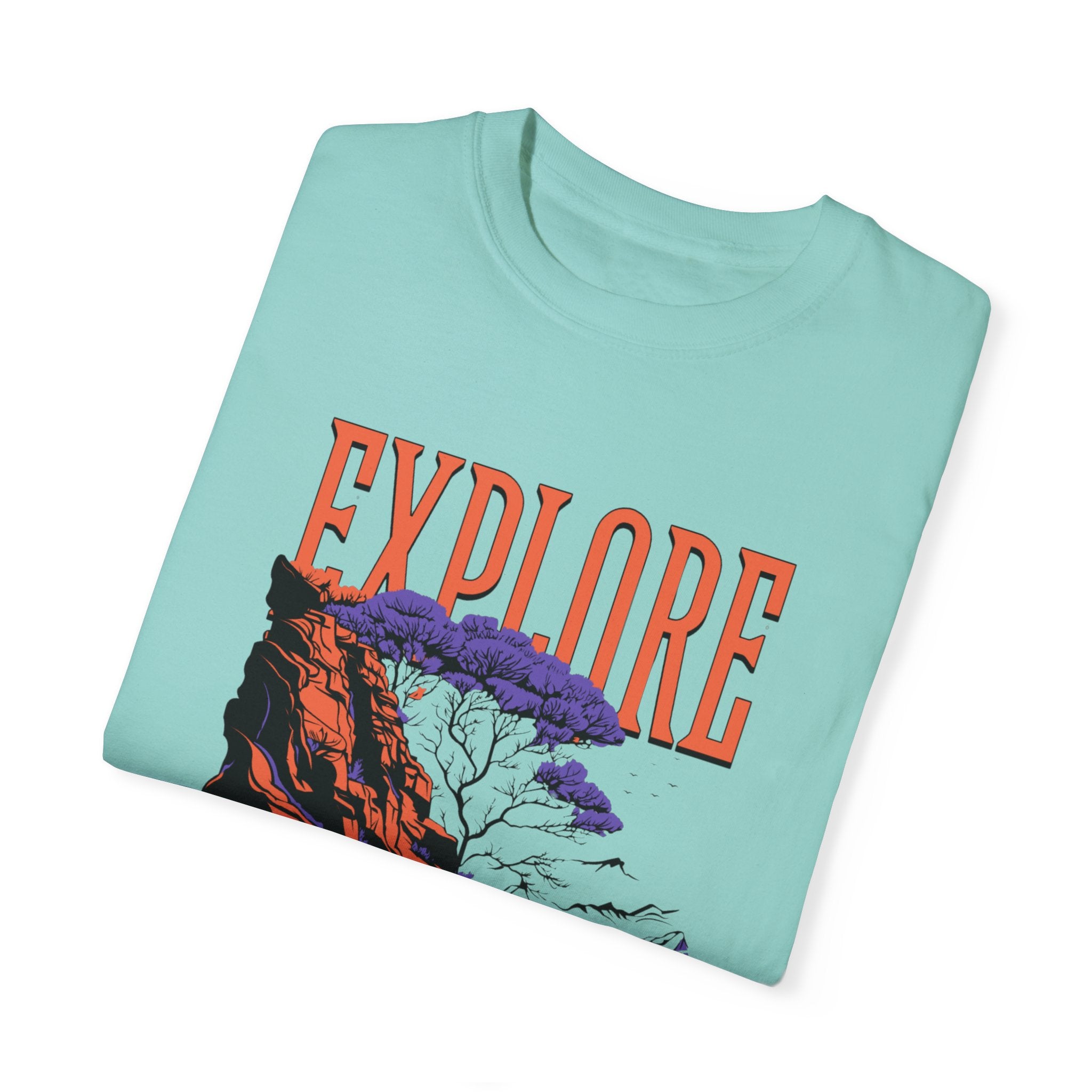 Explore Wilderness Unisex Garment-Dyed T-Shirt | Adventure Apparel