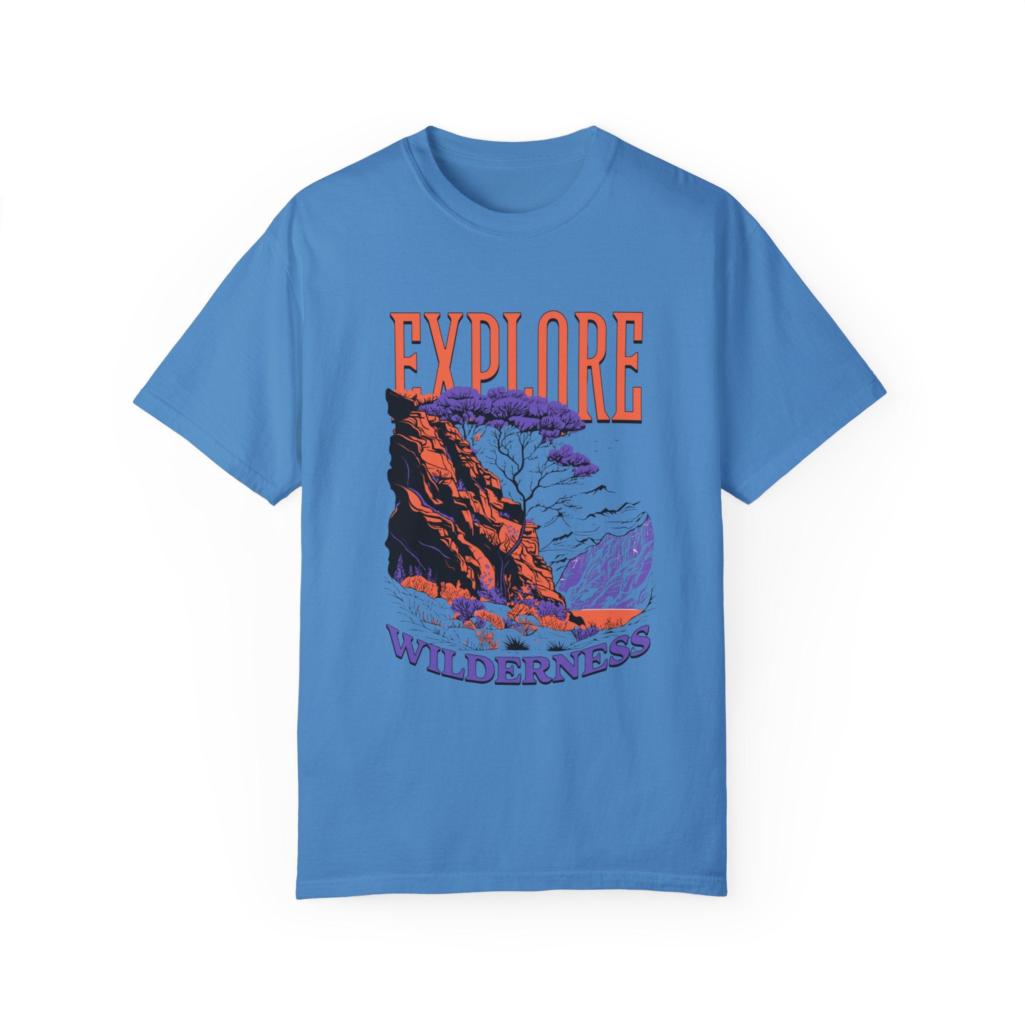 Explore Wilderness Unisex Garment-Dyed T-Shirt | Adventure Apparel