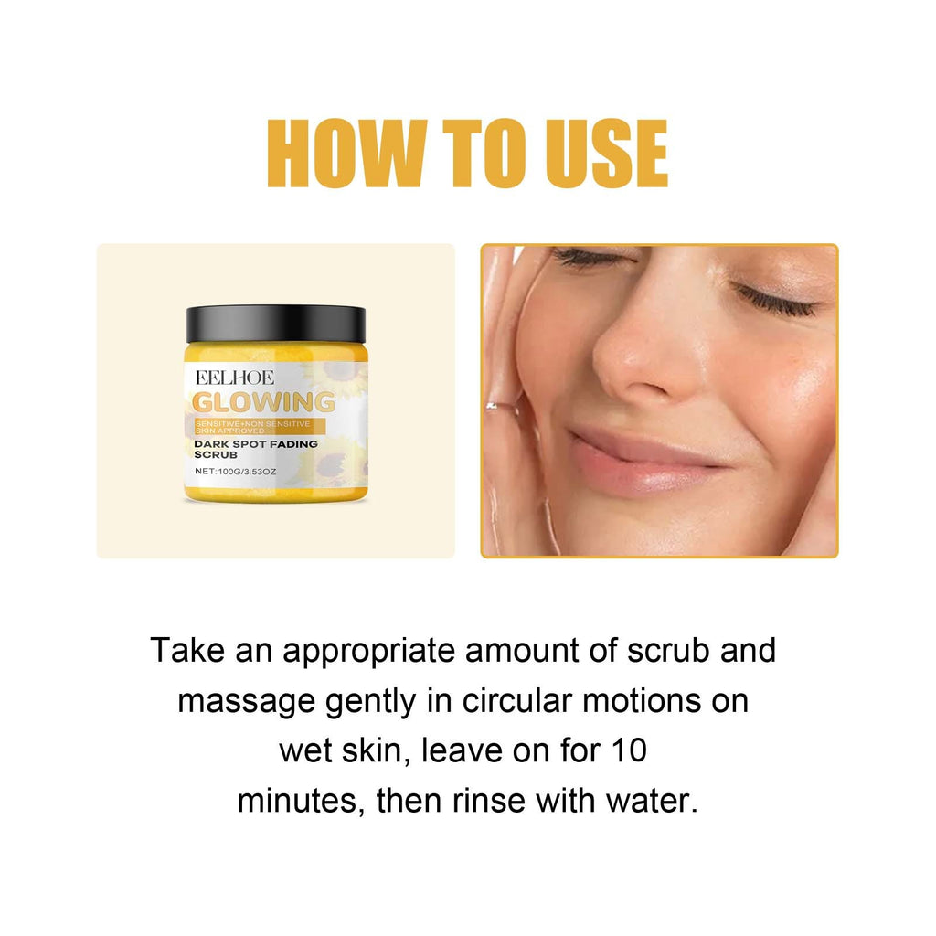 USA ONLY: Eelhoe Turmeric Exfoliating Facial Scrub For Deep Cleansing Of Delicate Pores And Beauty Cleansing Treatment