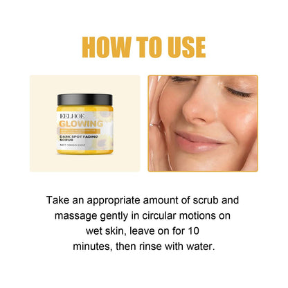 USA ONLY: Eelhoe Turmeric Exfoliating Facial Scrub For Deep Cleansing Of Delicate Pores And Beauty Cleansing Treatment
