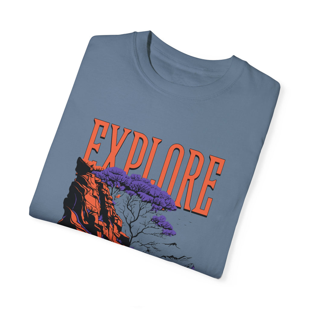 Explore Wilderness Unisex Garment-Dyed T-Shirt | Adventure Apparel