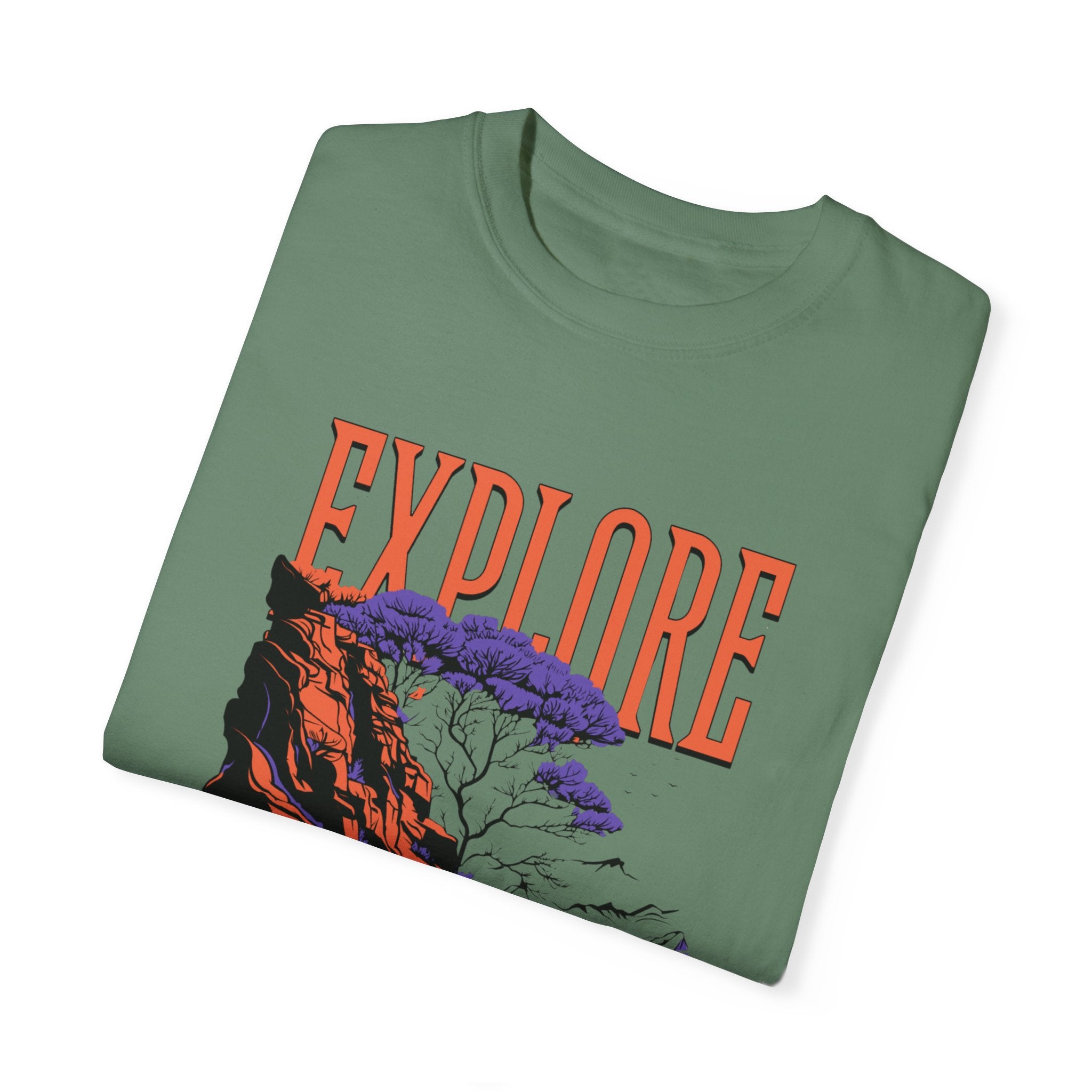 Explore Wilderness Unisex Garment-Dyed T-Shirt | Adventure Apparel