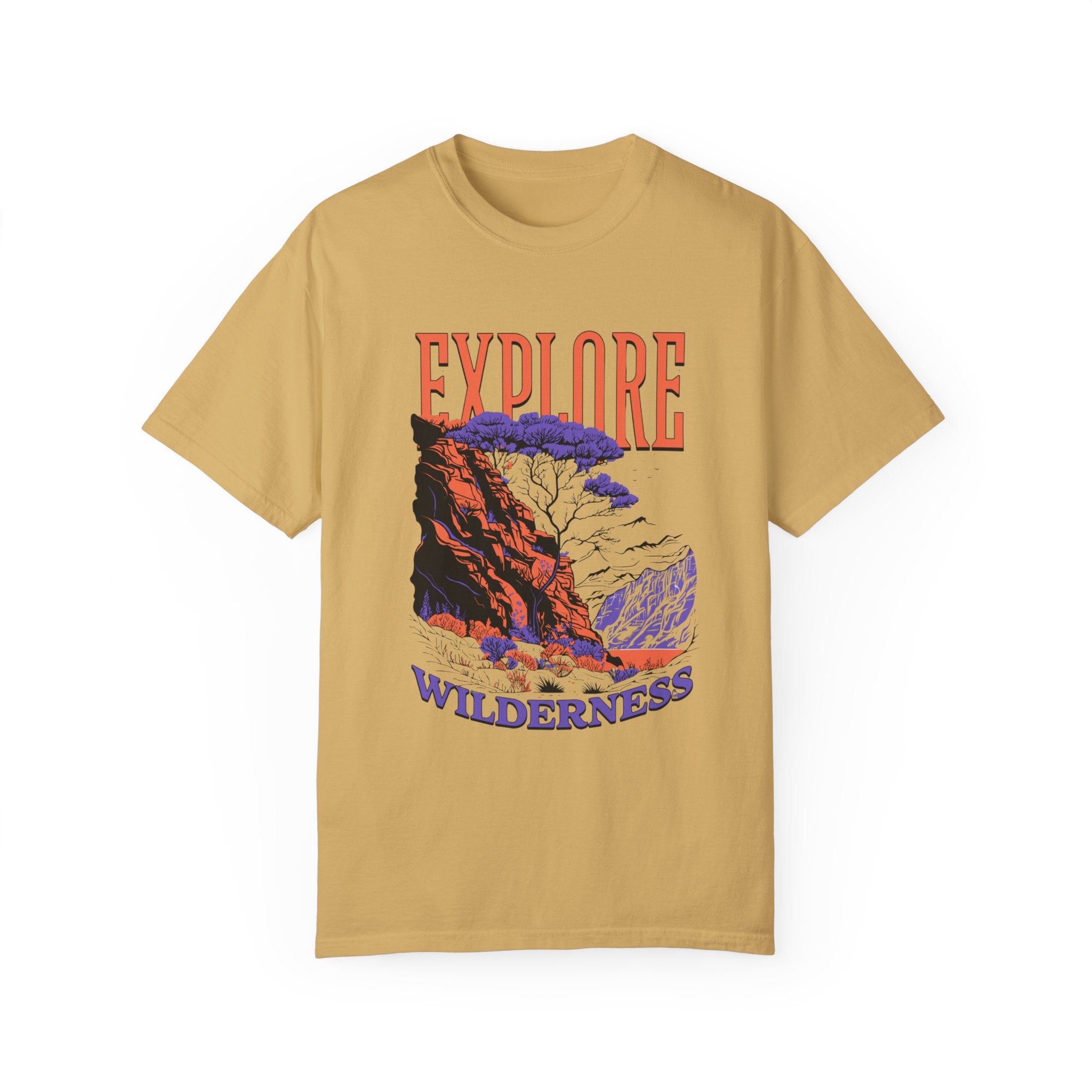 Explore Wilderness Unisex Garment-Dyed T-Shirt | Adventure Apparel