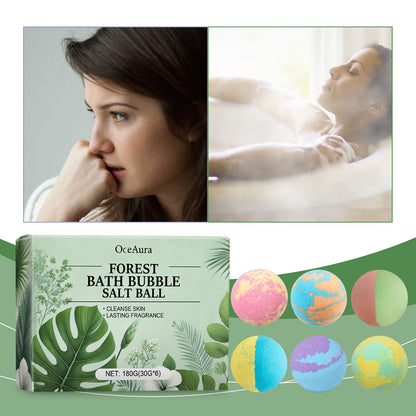 USA ONLY: OceAura Fragrant Shower Ball, Plant-Scented Shower Ball Cleans And Moisturizes The Body With A Colorful And Fragrant Shower Ball