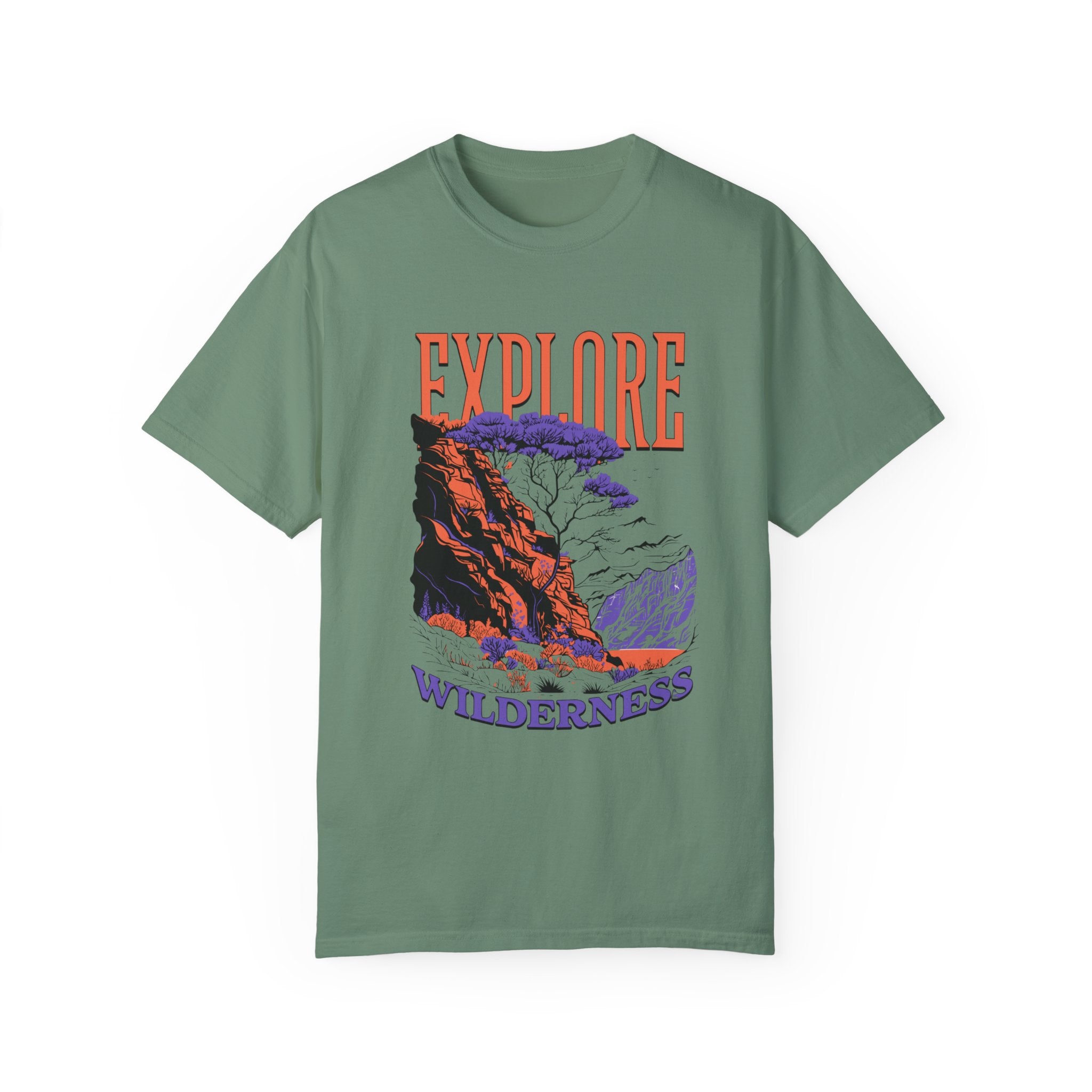 Explore Wilderness Unisex Garment-Dyed T-Shirt | Adventure Apparel