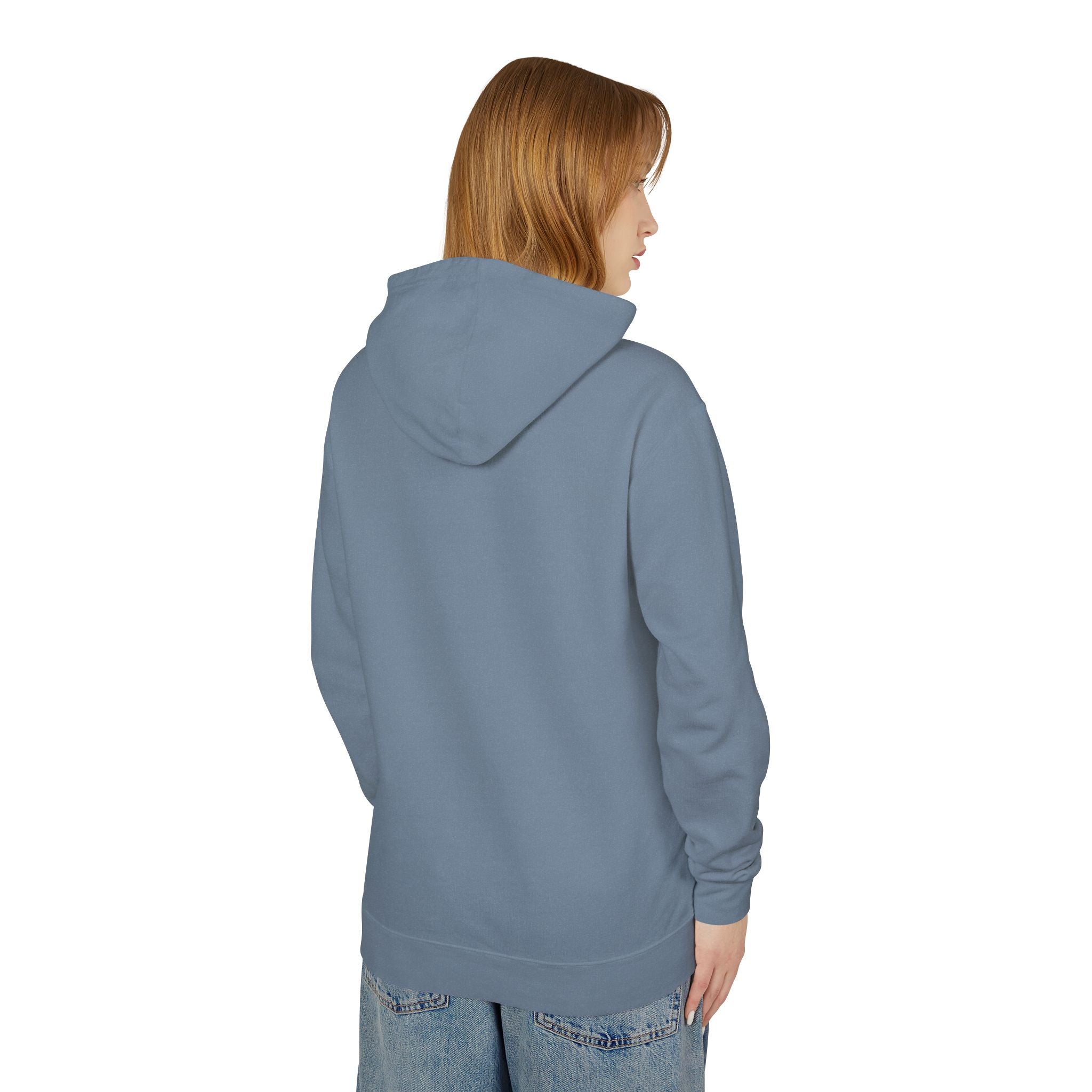 Copy of Motivational Unisex Lightweight Hooded Sweatshirt - "Let's Do It, Never Give Up"