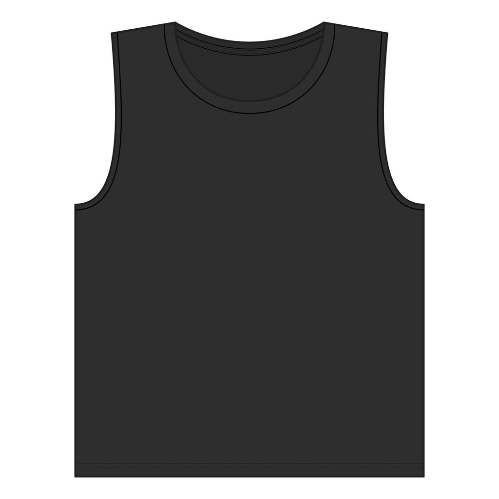 RiseFits Women's Muscle Tank — Gold RF Logo Athletic Tank Top