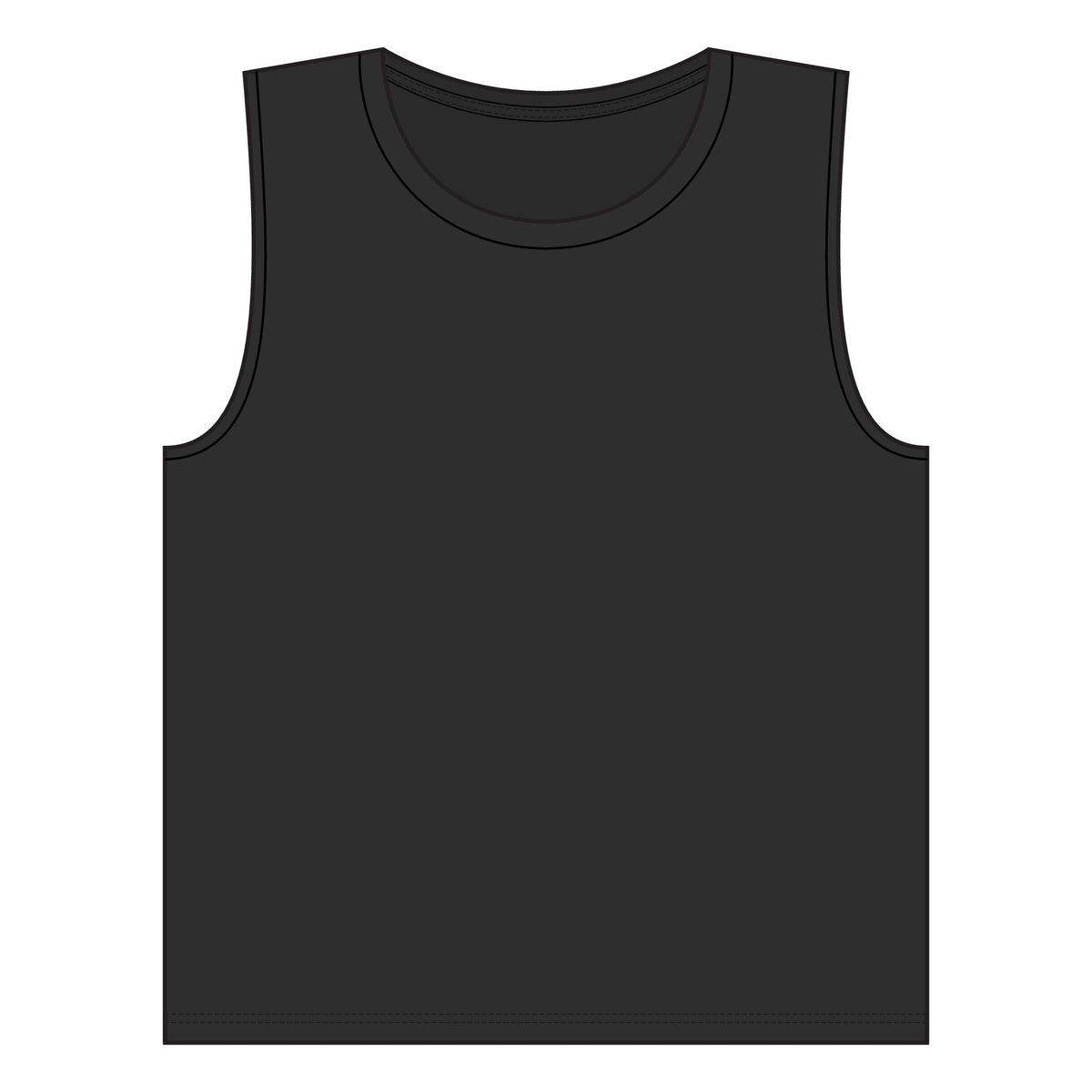 RiseFits Women's Muscle Tank — Gold RF Logo Athletic Tank Top