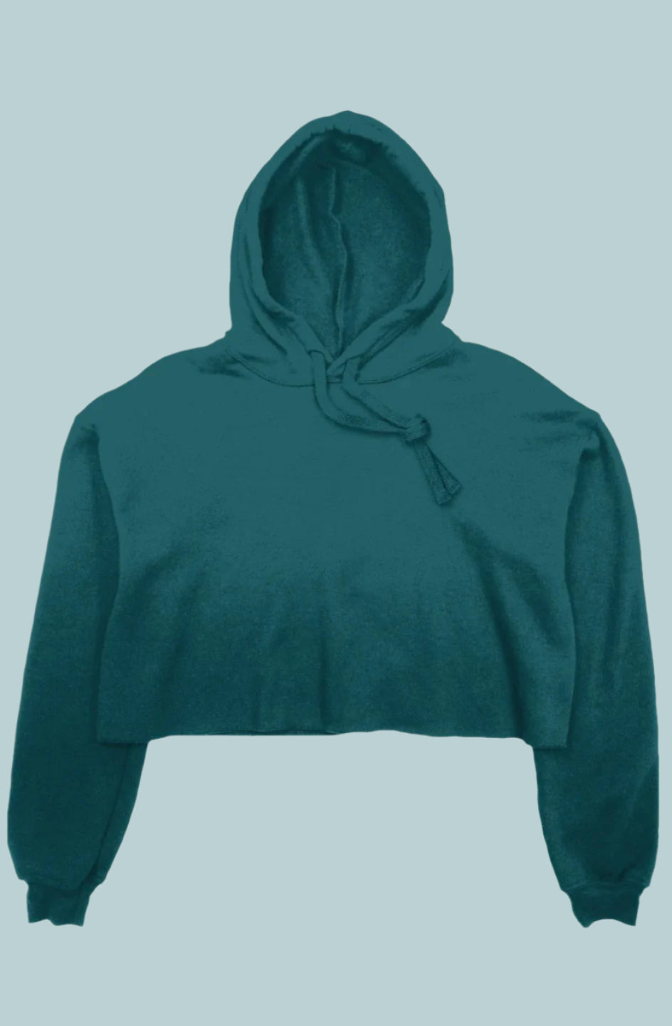 crop fleece hoodie