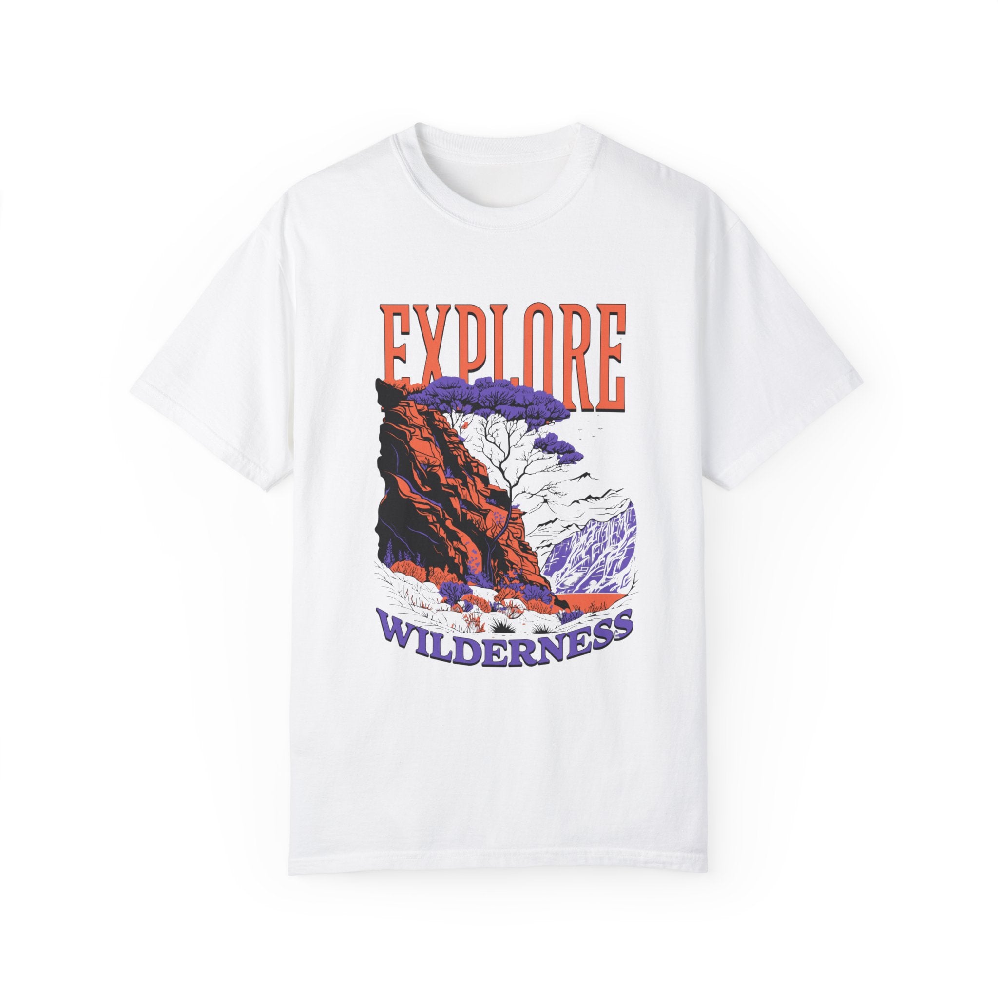 Explore Wilderness Unisex Garment-Dyed T-Shirt | Adventure Apparel