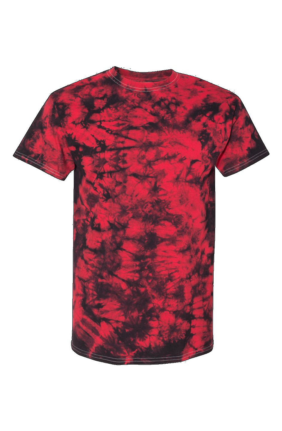 Red Crystal Tie-Dye Tee - Comfort and Quality 