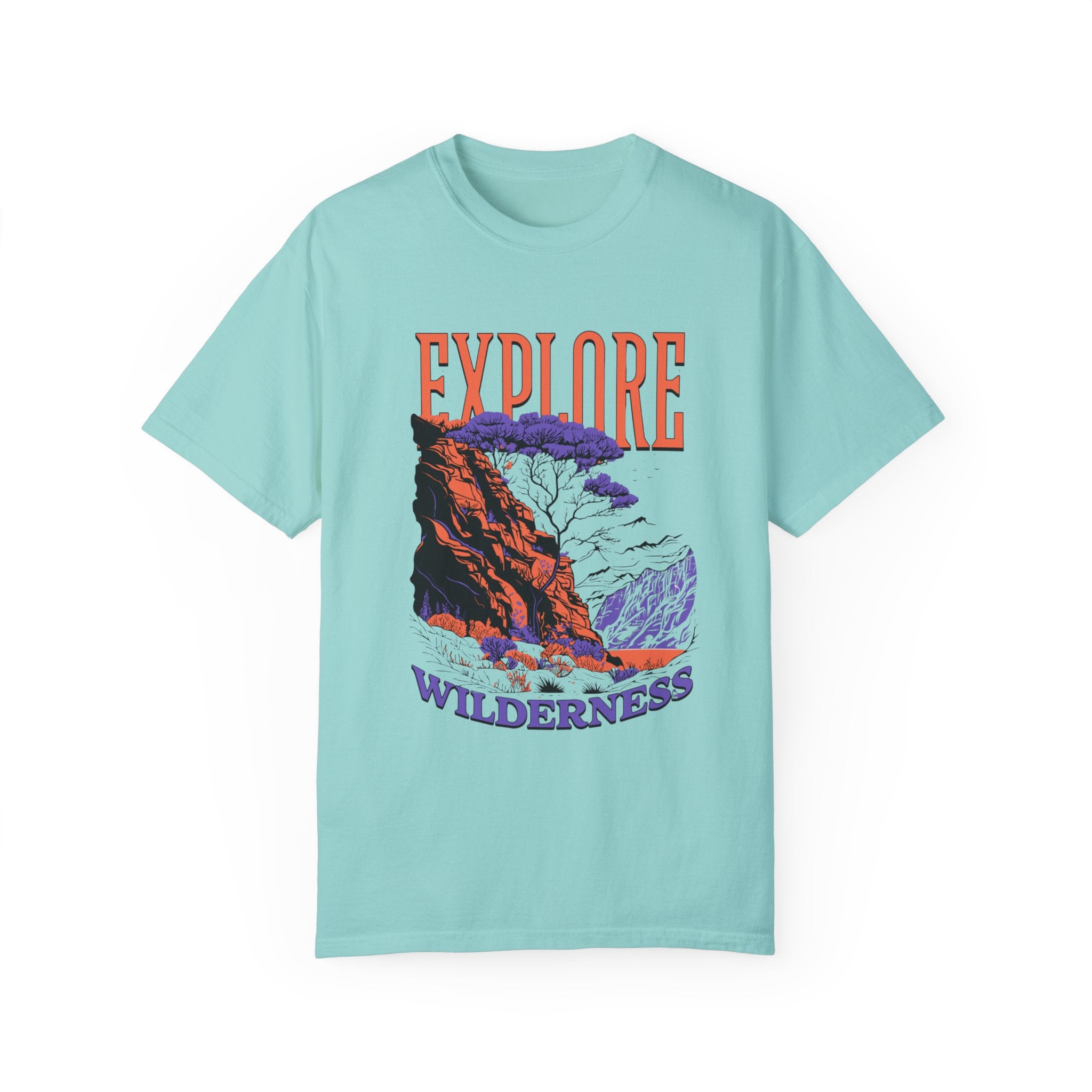 Explore Wilderness Unisex Garment-Dyed T-Shirt | Adventure Apparel