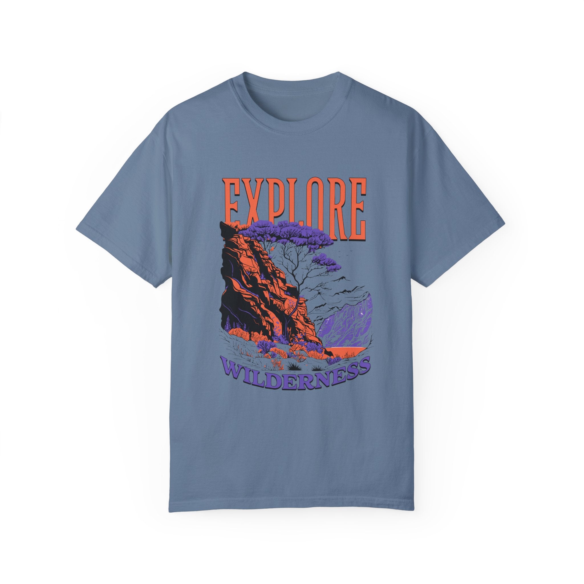 Explore Wilderness Unisex Garment-Dyed T-Shirt | Adventure Apparel