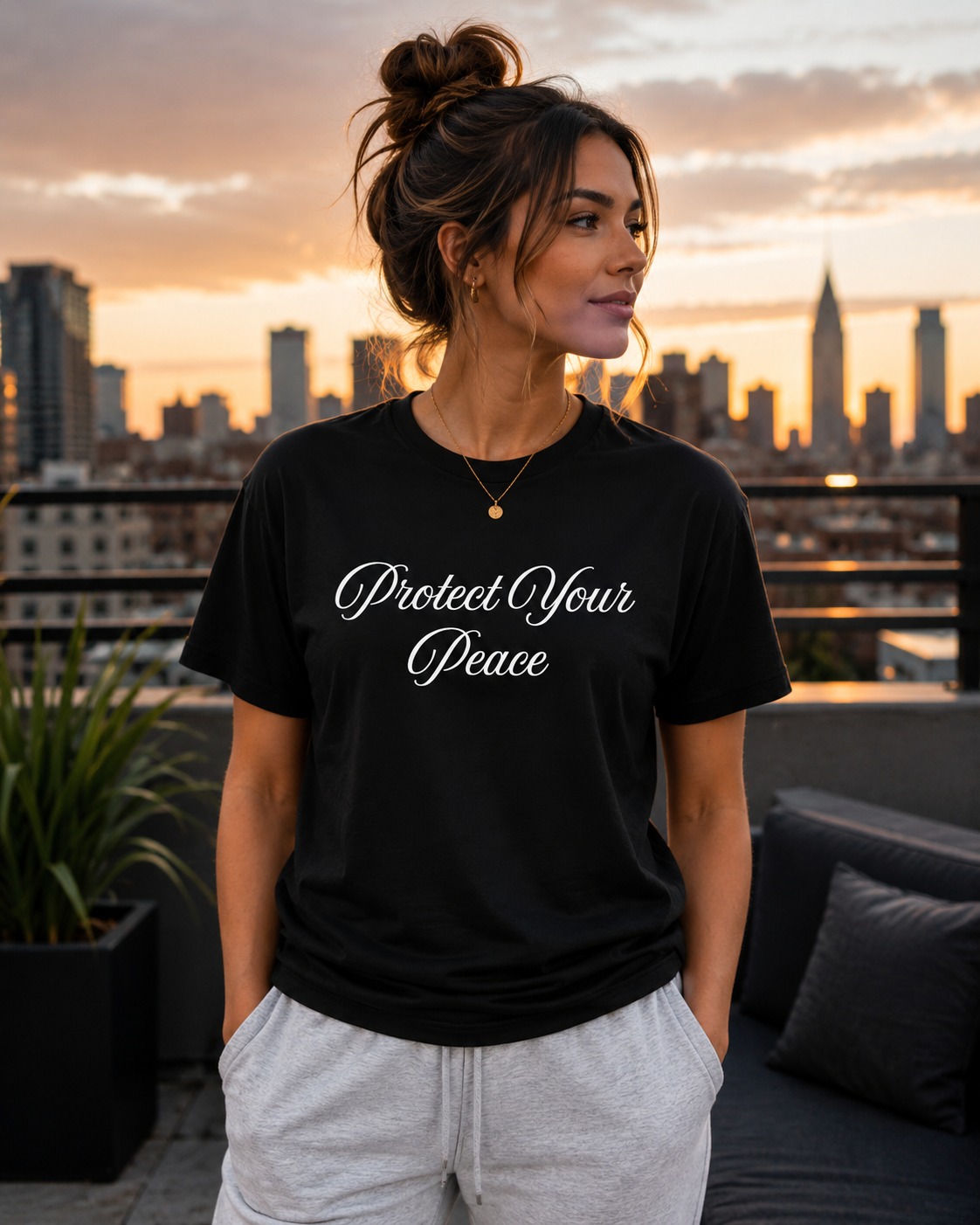 Unisex garment-dyed heavyweight t-shirt