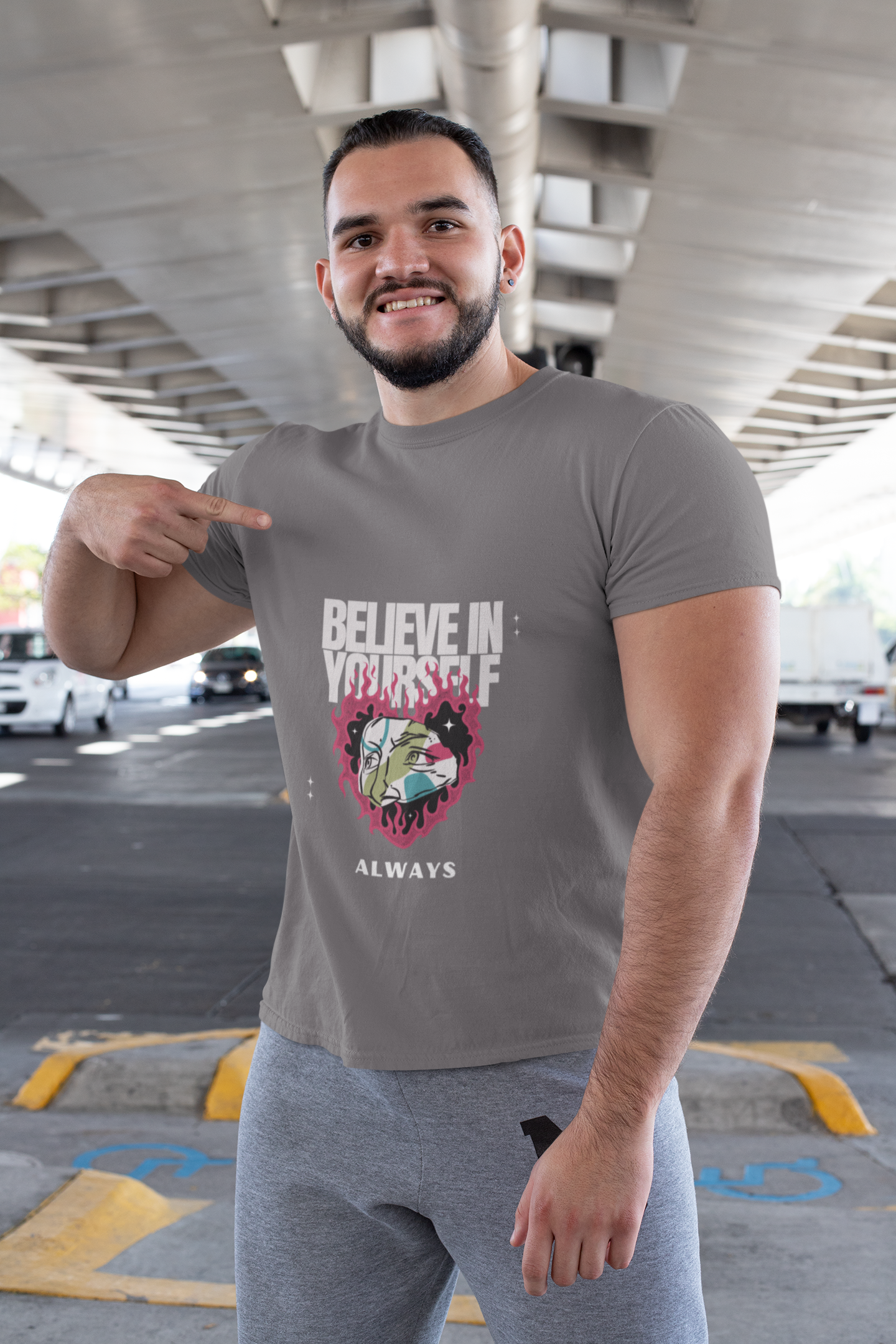 Sport-Tek Competitor Tee Believe in yourself always - Motivation