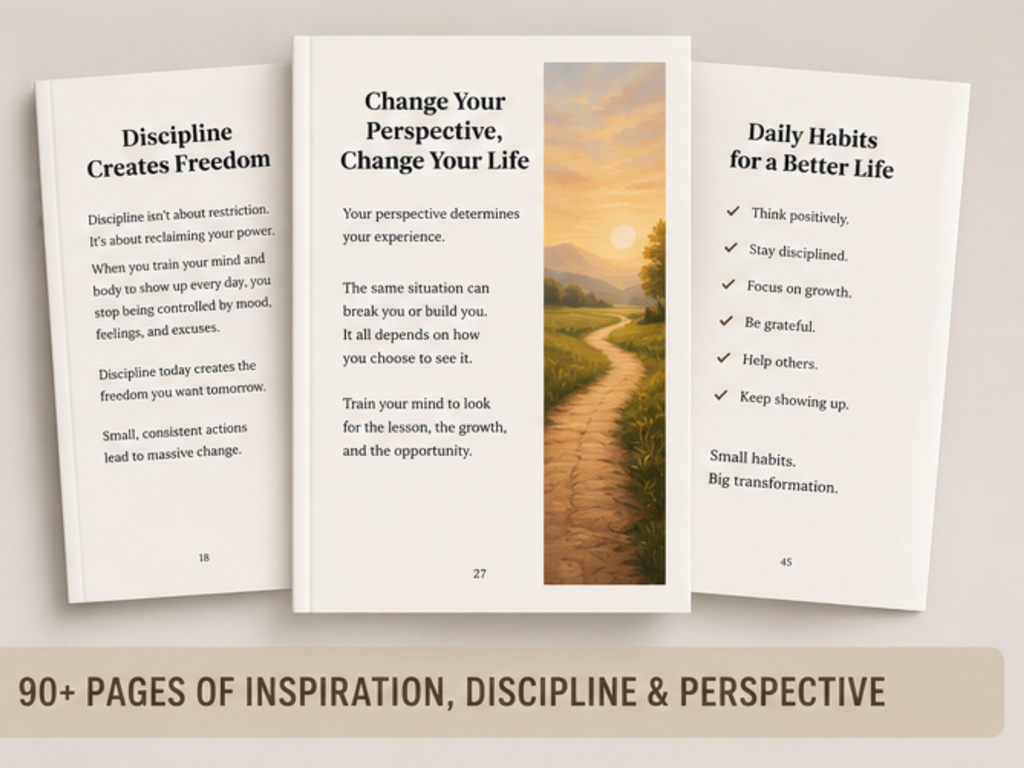 Think Myself Happy: Mastering Your Thoughts Through Faith, Discipline, and Perspective