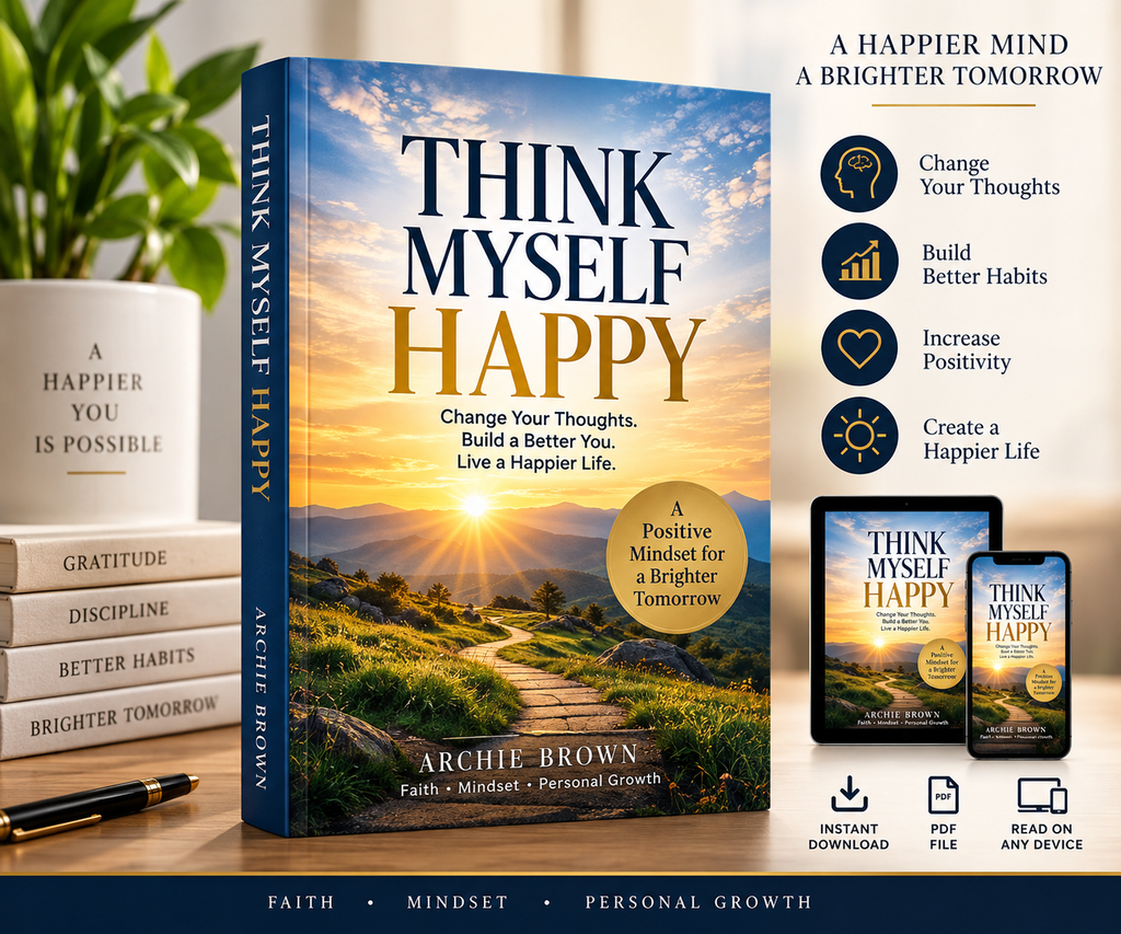 Think Myself Happy: Mastering Your Thoughts Through Faith, Discipline, and Perspective