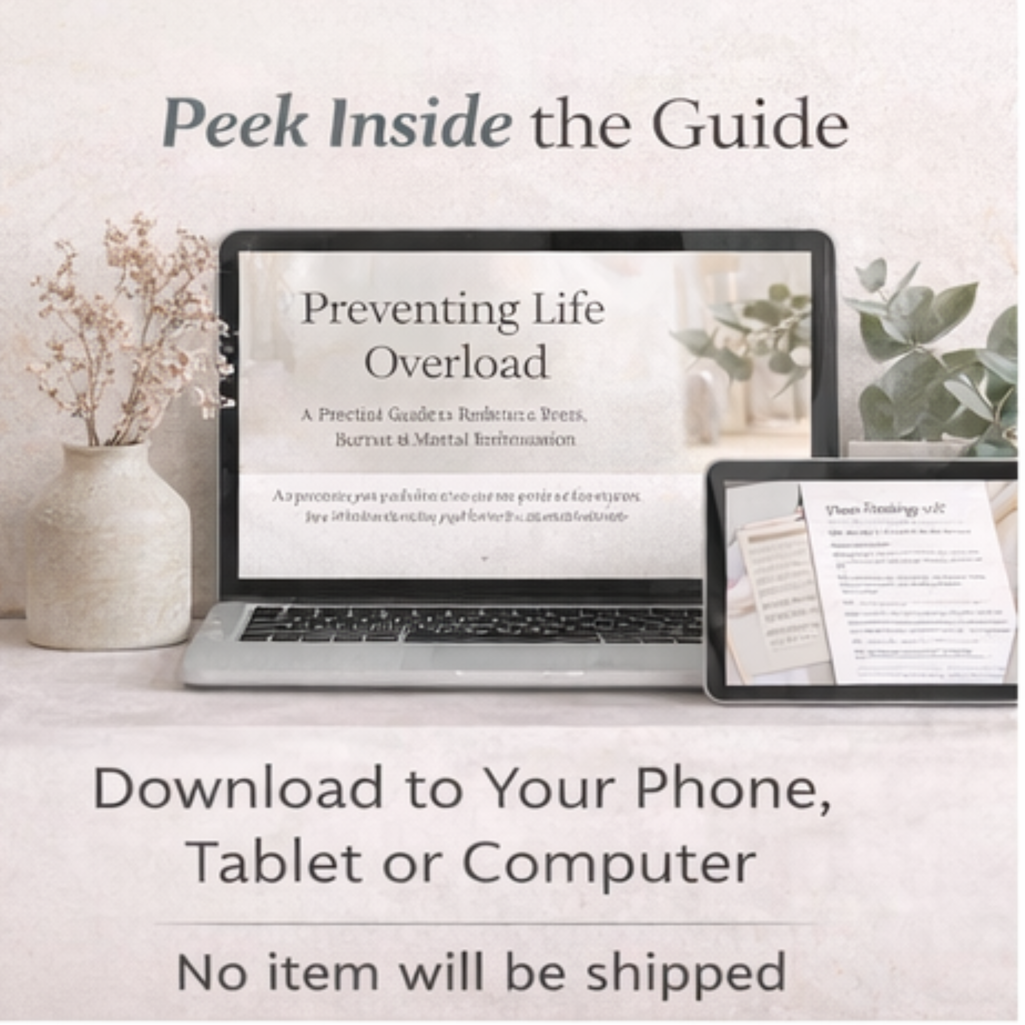 Preventing Life Overload – A Practical Guide to Reduce Stress, Burnout & Mental Exhaustion