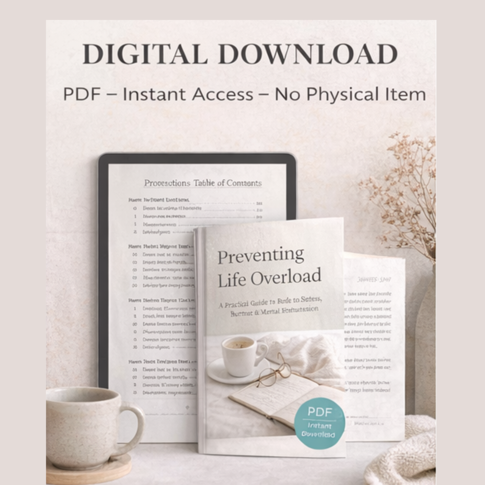 Preventing Life Overload – A Practical Guide to Reduce Stress, Burnout & Mental Exhaustion