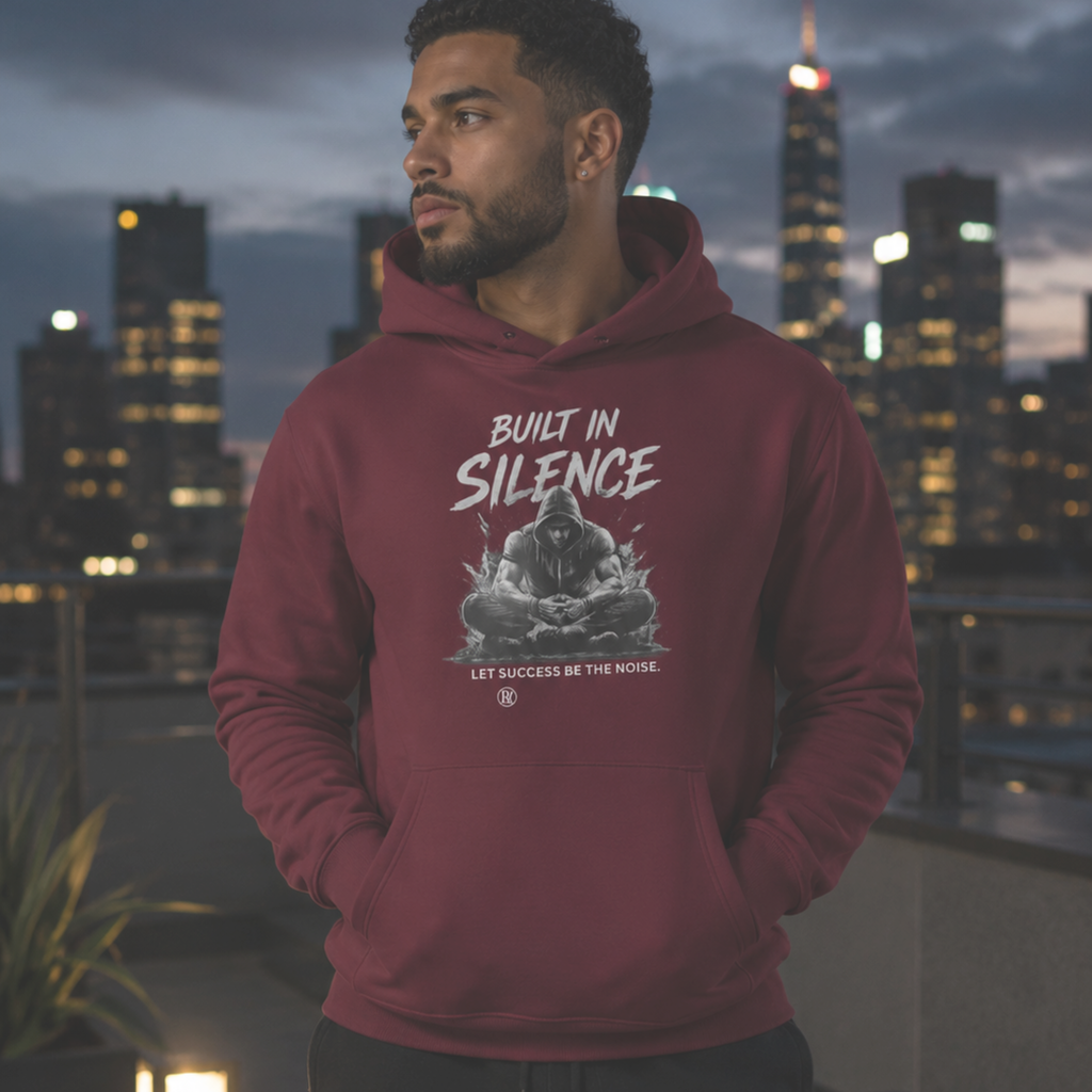 Built in Silence Unisex Oversized Hoodie