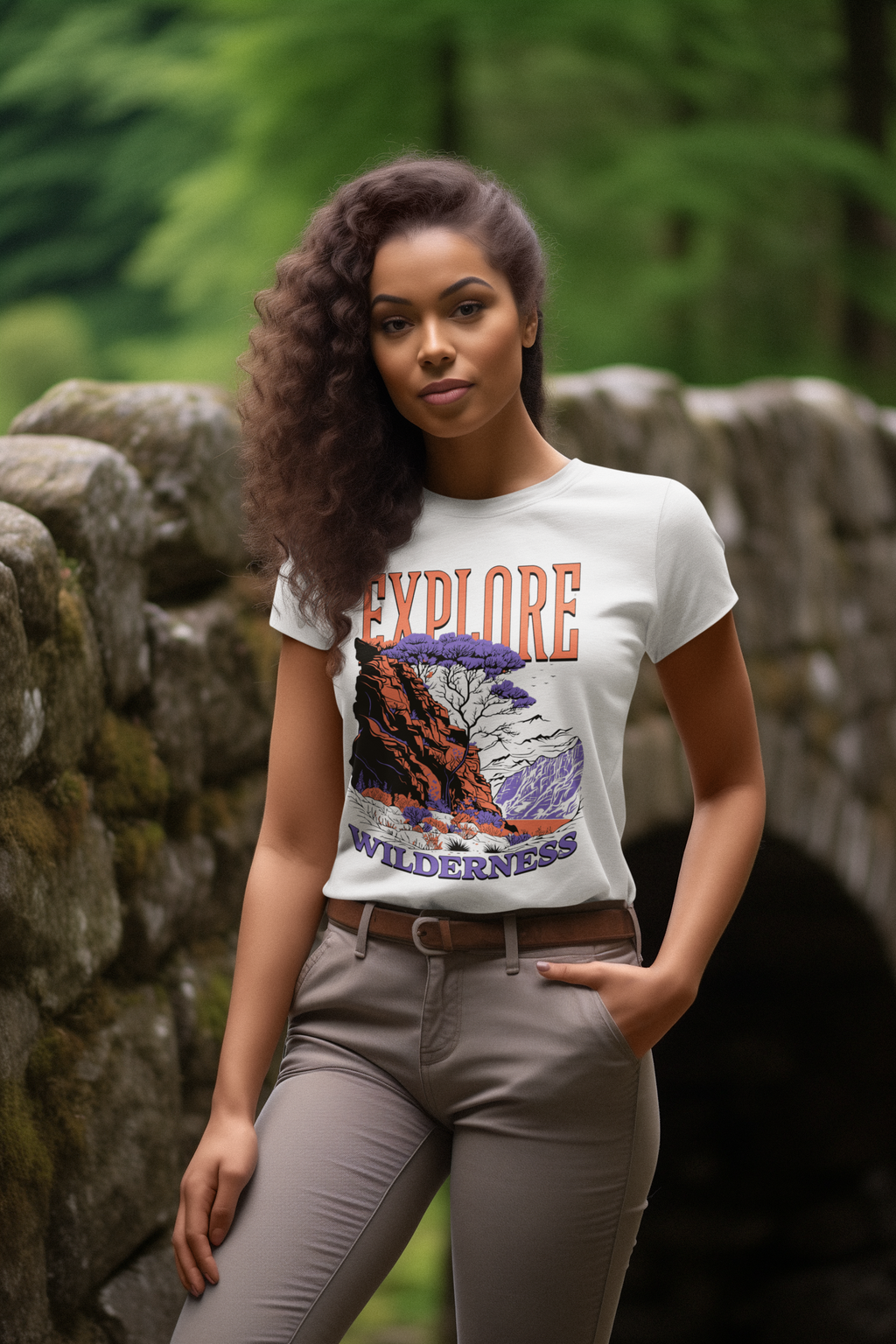 Explore Wilderness Unisex Garment-Dyed T-Shirt | Adventure Apparel